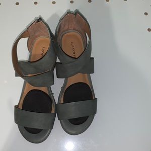 lucky brand heels size 4